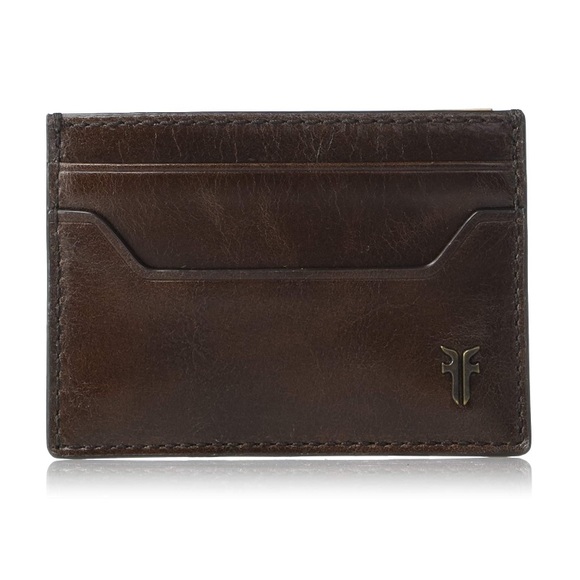 Brown Genuine Leather Frye Wallet Card Case NWT - Picture 2 of 4